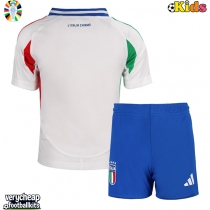 Italy Replica Away Minikit Euro 2024 Short Sleeve (+ pants)